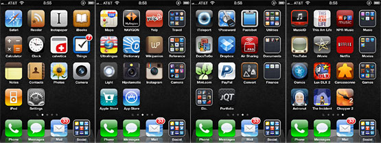 iphone app organization iphone app organization
