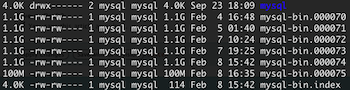 MySQL bin-logs