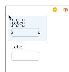 UIStackView fill select controls