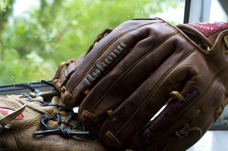 A photo of a Nokona baseball glove