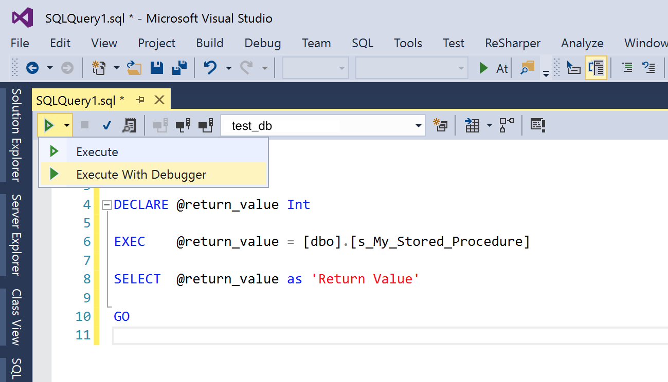 How to Debug Stored Procedures in Visual Studio in 3 Steps