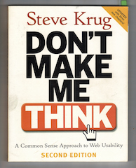 "Don't Make Me Think" book cover art