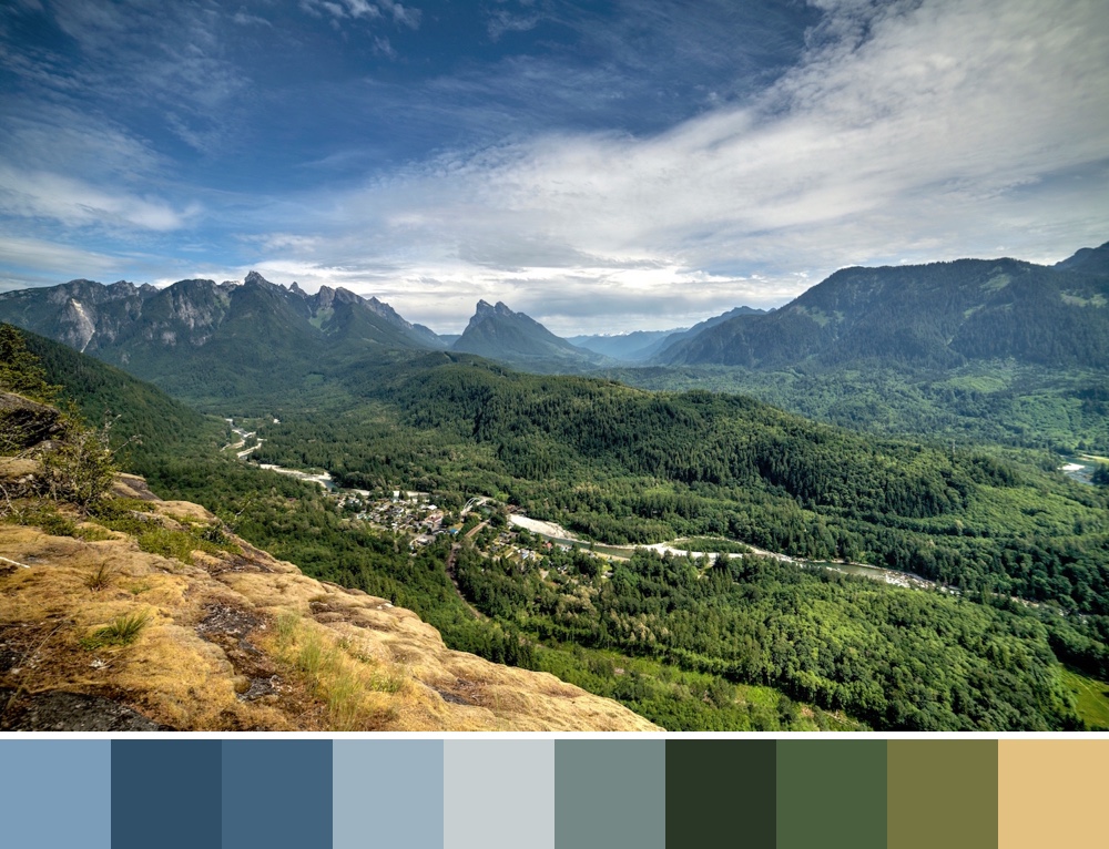 extracting color palette from image