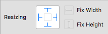 Resizing options are important to maintain the integrity of your nested symbols.