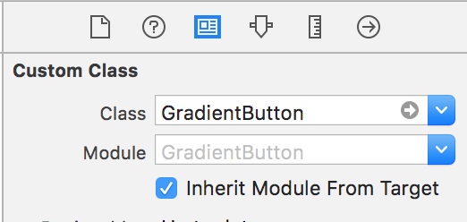 set the gradient button class