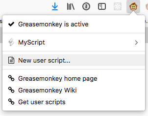 Creating a Greasemonkey script