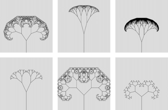 Variety of recursive trees