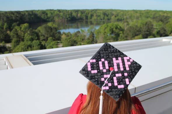 Ellie's NC State Grad Cap