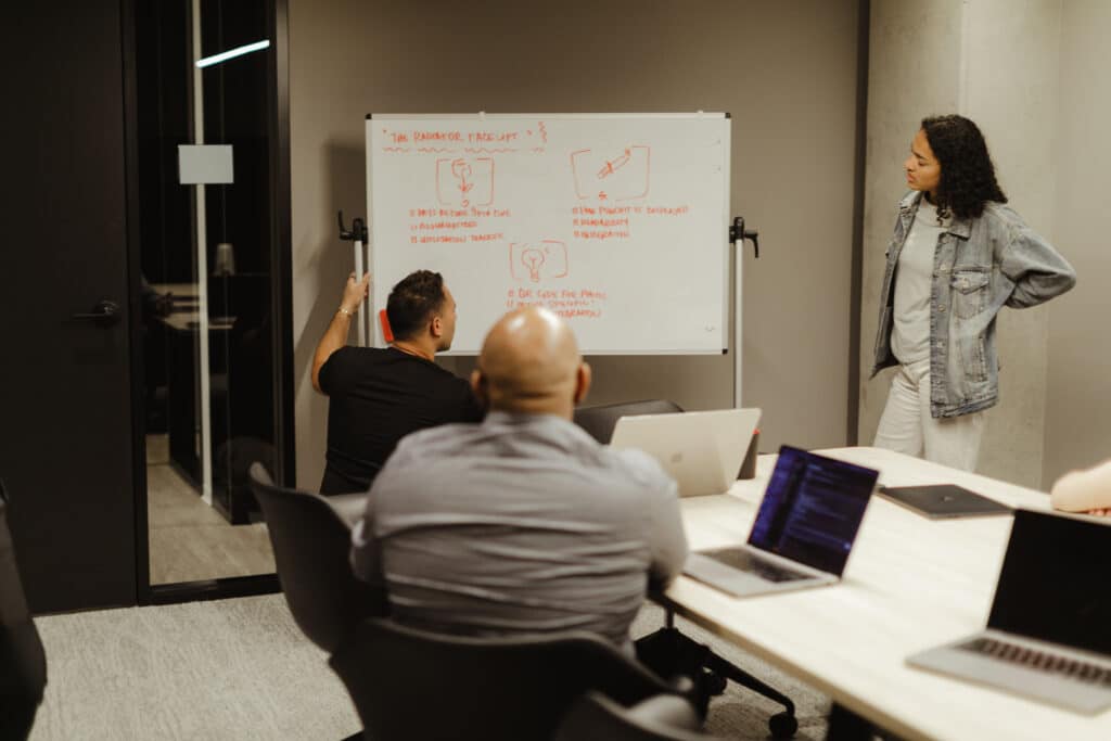 Author Susannah McCloskey with co-workers. Post title: Kysely: Type-Safe SQL Without ORM Overhead