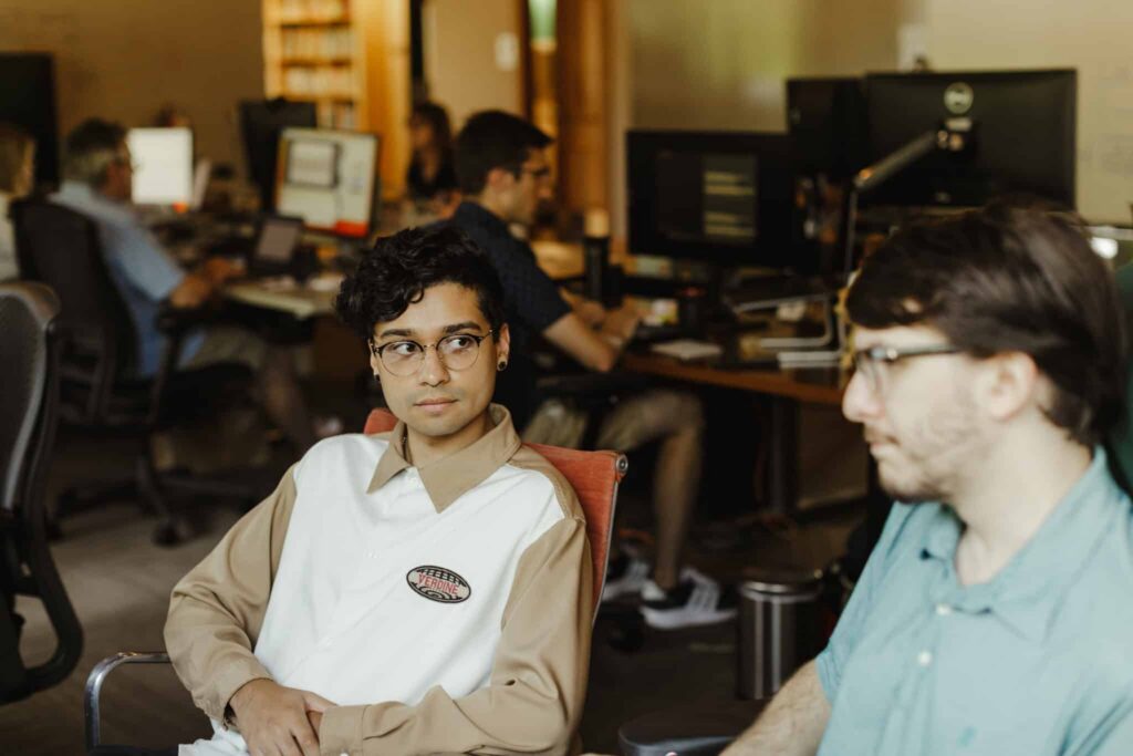 Pictured is author Dre Solorzano. Post title: Software Development Lessons Learned from Video Games: Don’t Forget to Side Quest