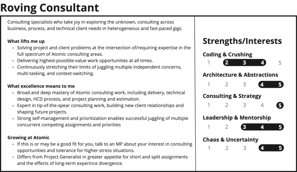 Developer Archetypes: roving consultant