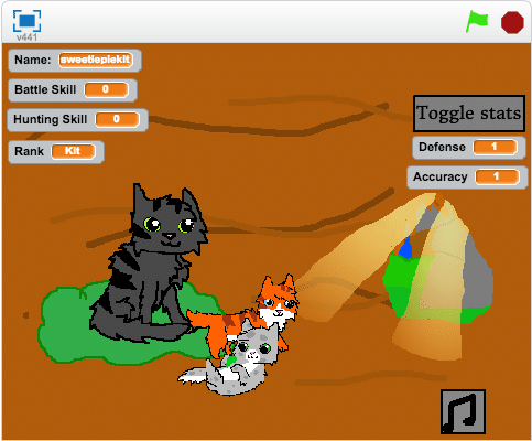 Warrior Cats Game [IN PROGRESS] - Play online at