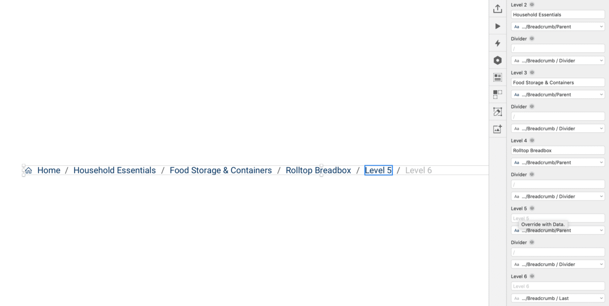 Using Sketch Symbols to Build a Dynamic Breadcrumb