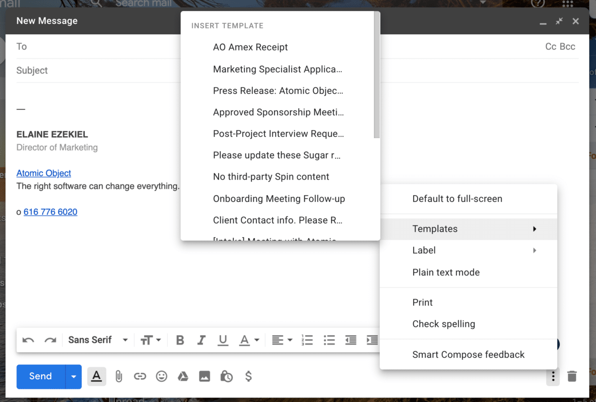 How Templates Cured My Gmail Paralysis
