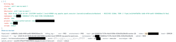 splunk showhide panel sideview