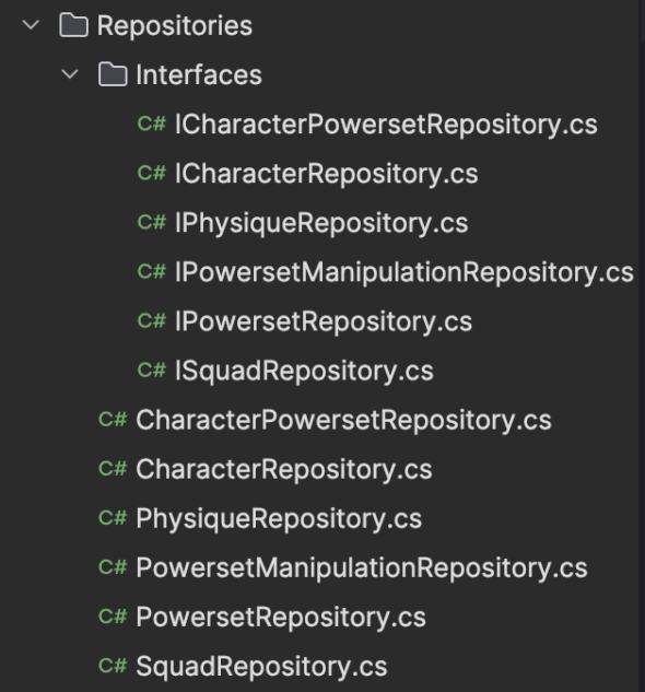 A screenshot of the repository files.