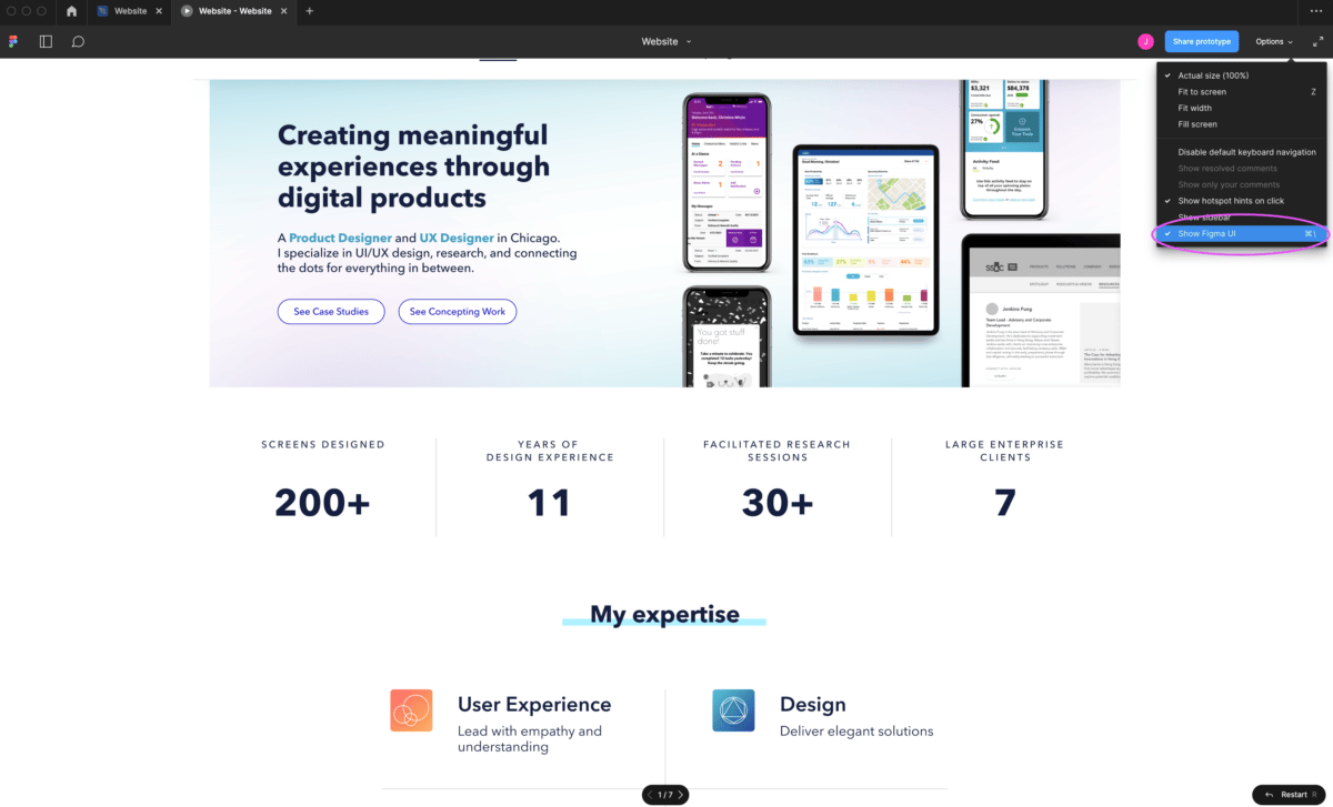 Figma for Your Design Portfolio, Part 2: Building Your Portfolio in Figma