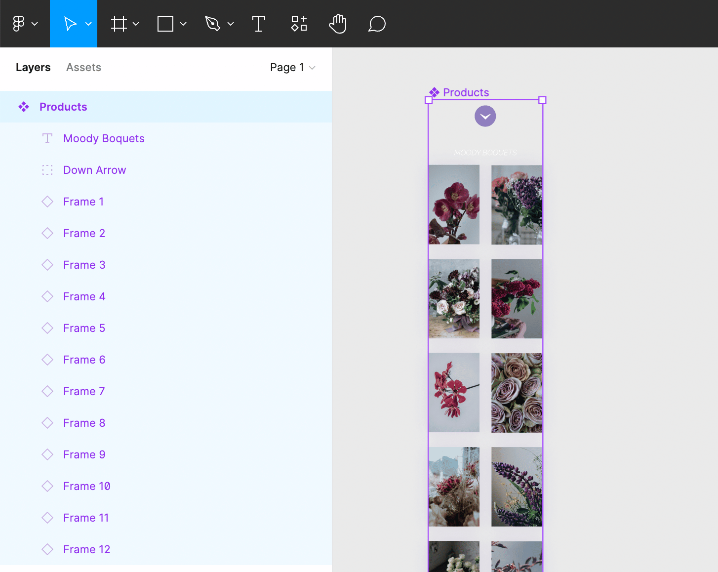 Animated Scroll Effect in Figma