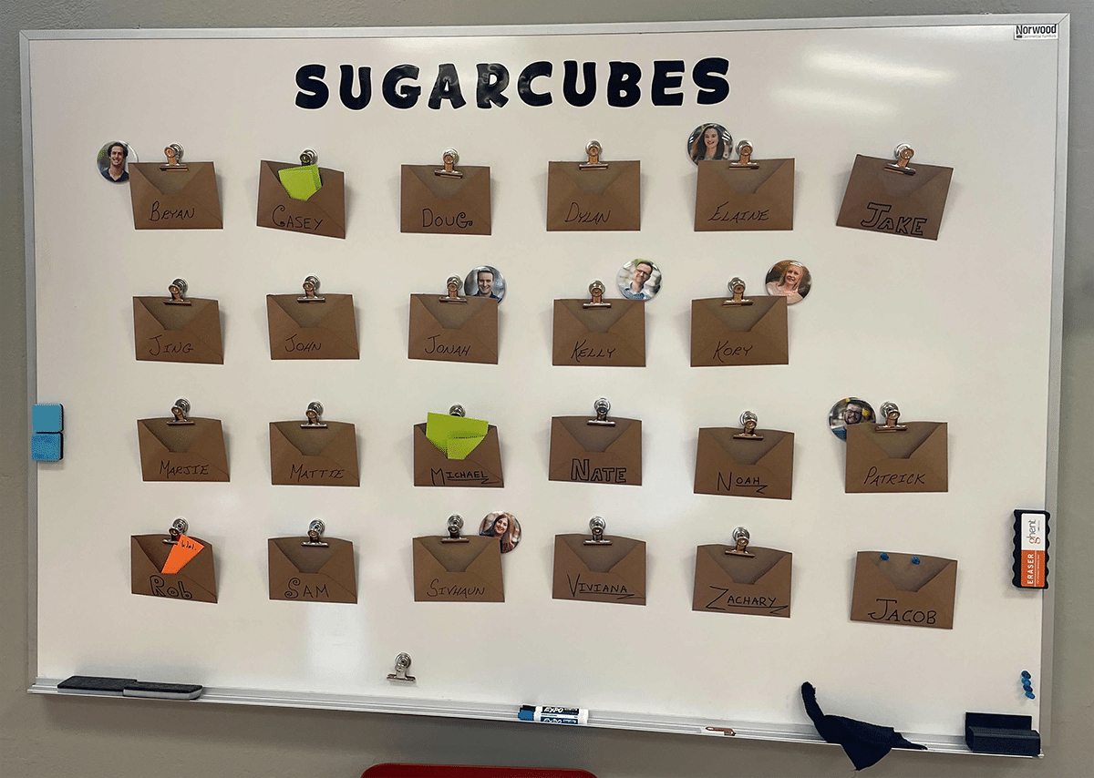 Sugarcube Board: A Quick Way to Make a Colleague's Day