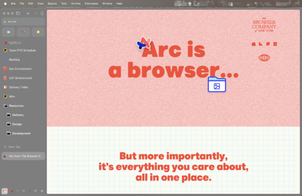 Favorite Apps: Arc Browser