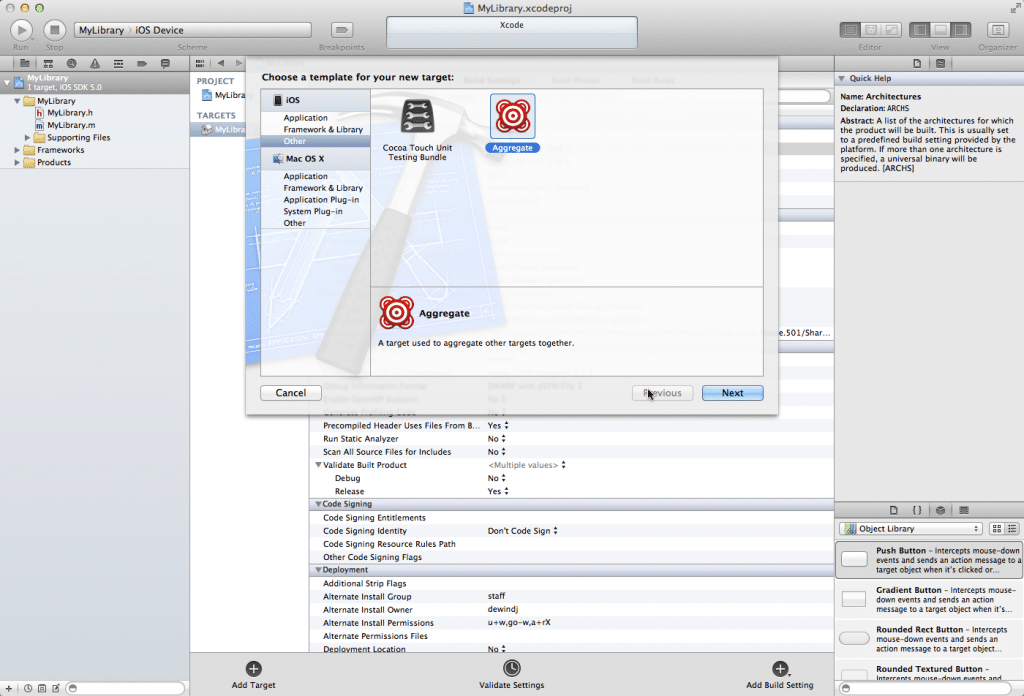 Building a Universal Framework for iOS