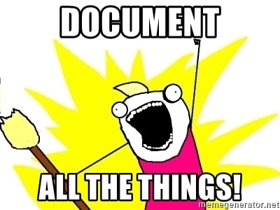 Document all the things