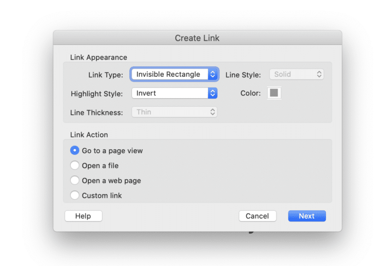 Internal PDF Links Zooming In or Out? Set the Zoom Level