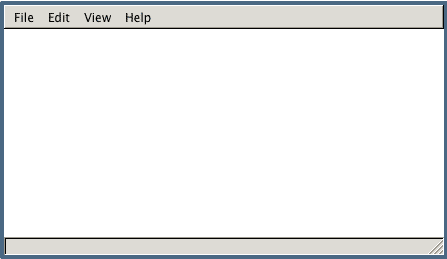 Simple Text Editor Window