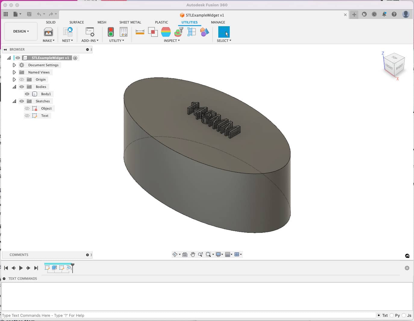 How to Automate STL File Generation with Fusion 360 - An example widget