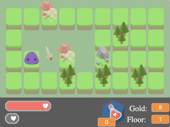 A scene from a Scratch Game called Fractured Forest. Title: An Overview of My Viral Scratch Games and What I Learned
