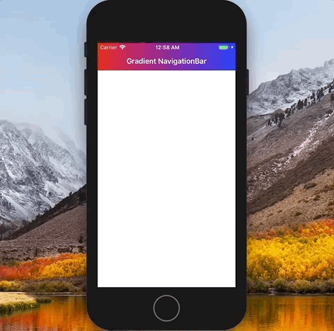 gradient resizing correctly in landscape
