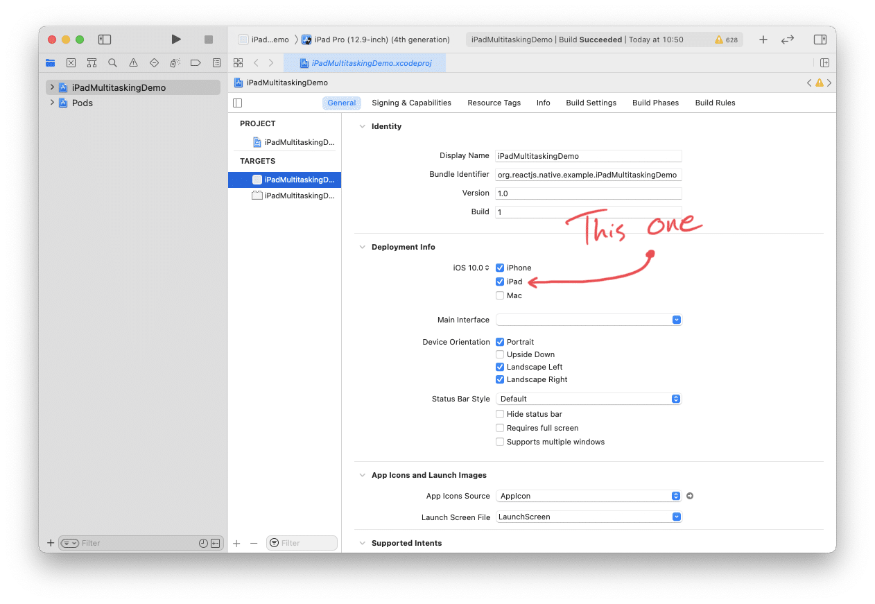 Add Support for Split View and Slide Over to Your React Native App