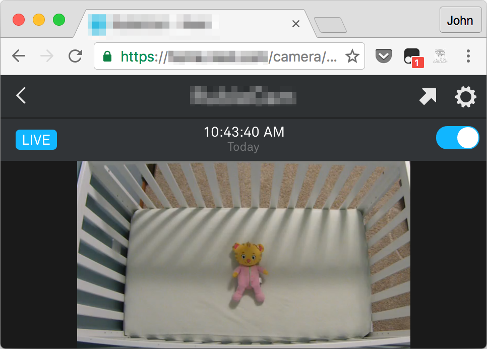 Userscript customizing Baby Monitor