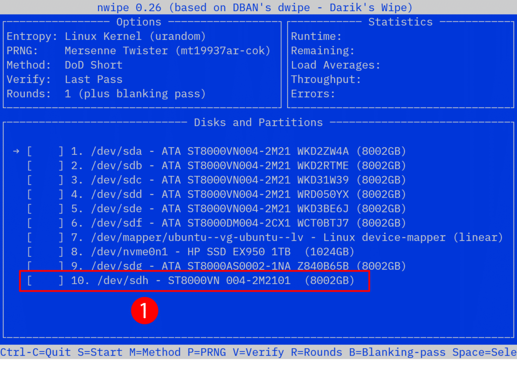 Securely Erase Hard Drives in 6 Easy Steps with nwipe