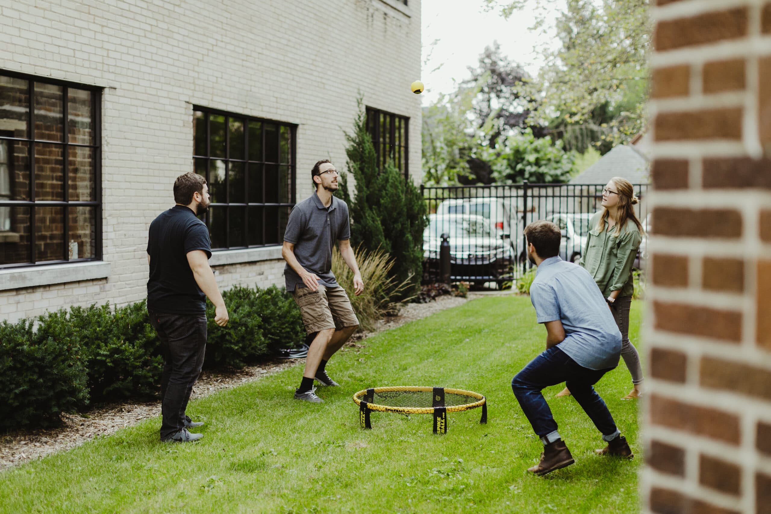 Playing ping-pong or other games can help build team morale