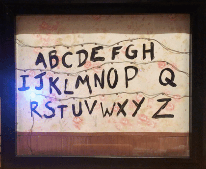 I recreated the Stranger Things Alphabet but with pictures of the